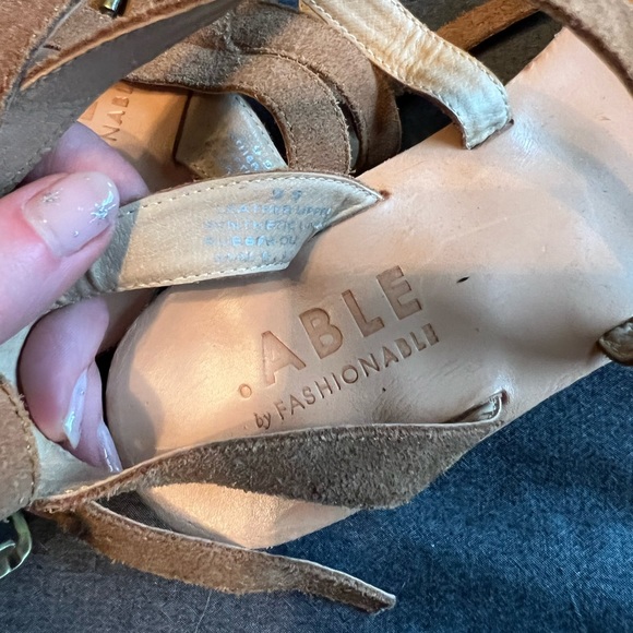 Able Pamela Flatform Wrap Sandal - Picture 5 of 6